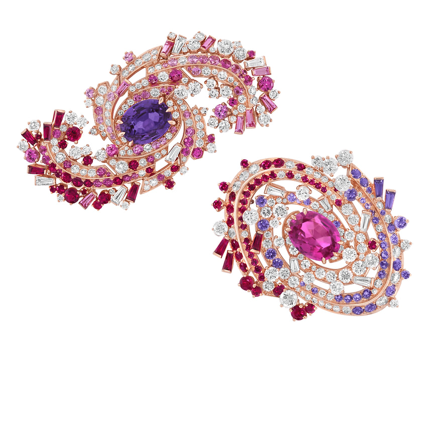 Van Cleef &amp; Arpels, броши Doubles Galaxies