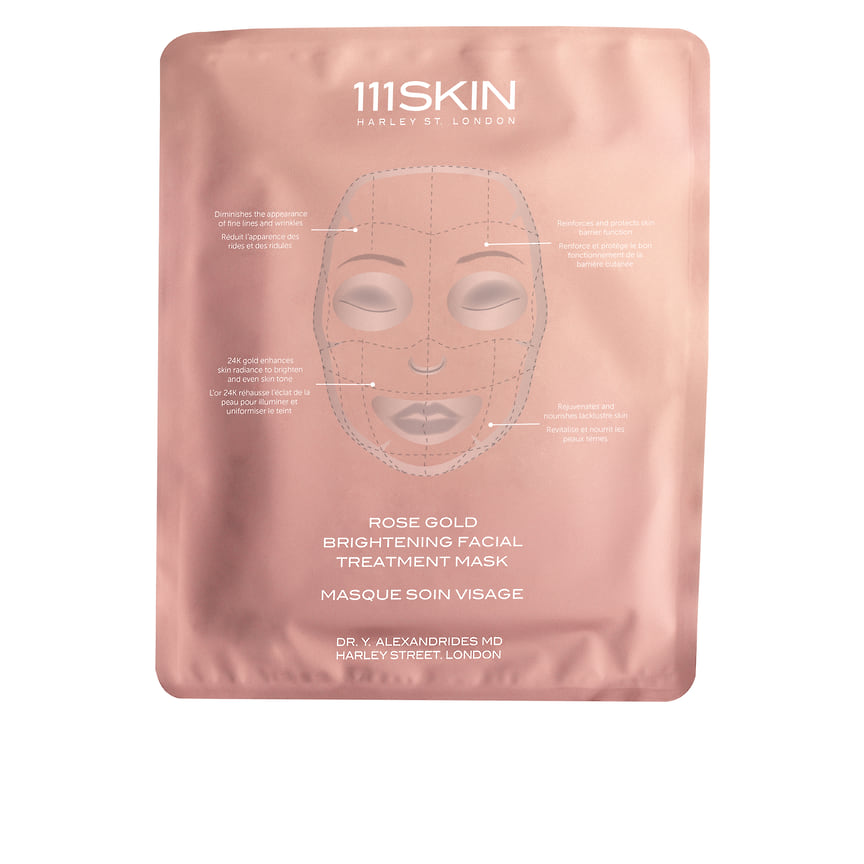 111Skin, обновляющая гелевая маска Rose Gold Brightening Facial Treatment.