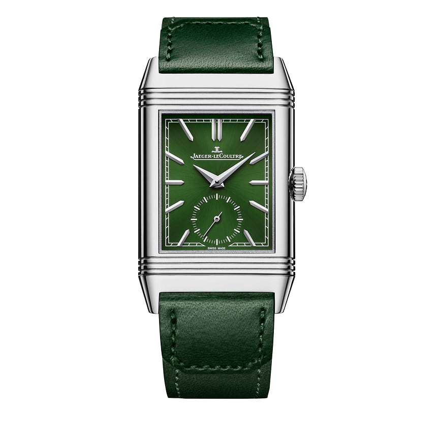 Jaeger-LeCoultre, часы Reverso Tribute Small Seconds, 45,6 х 27,4 мм, сталь, механизм с ручным подзаводом