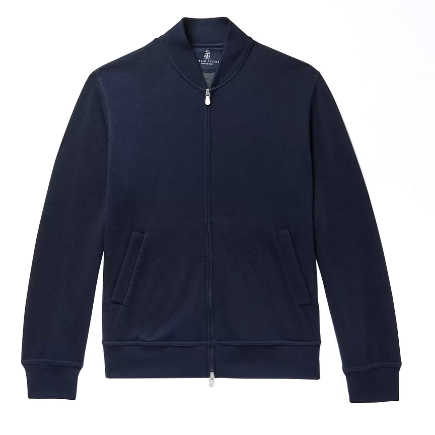 Кардиган на молнии Brunello Cucinelli, $1 775, Mr. Porter