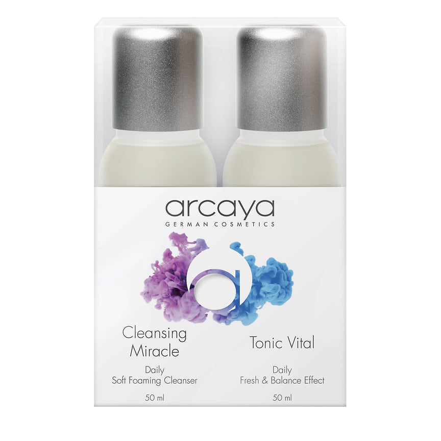 Arcaya, набор для очищения кожи «Гель + Тоник»