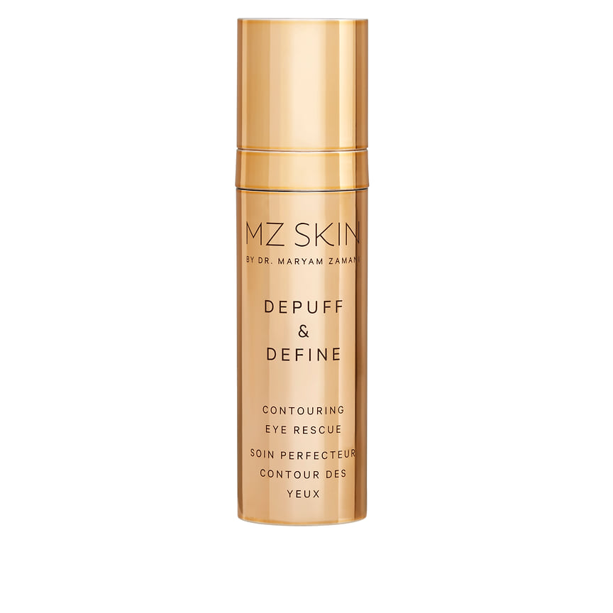 MZ Skin, SOS-средство для контура глаз Depuff &amp; Define Contouring Eye Rescue c кофеином и пептидами — для снятия отеков и устранения темных кругов.