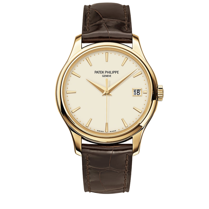 Patek Philippe Calatrava Ref. 5227J-001, желтое золото, диаметр 39 мм, указатель даты