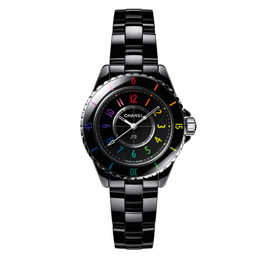 Chanel Watches, часы J12 Electro, 38 мм, керамика, механизм с автоматическим подзаводом