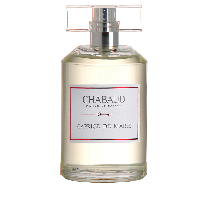 Chabaud, парфюмерная вода Caprice de Marie. Ноты: персик, черная смородина, ананас, груша, ландыш, карамель и ваниль.