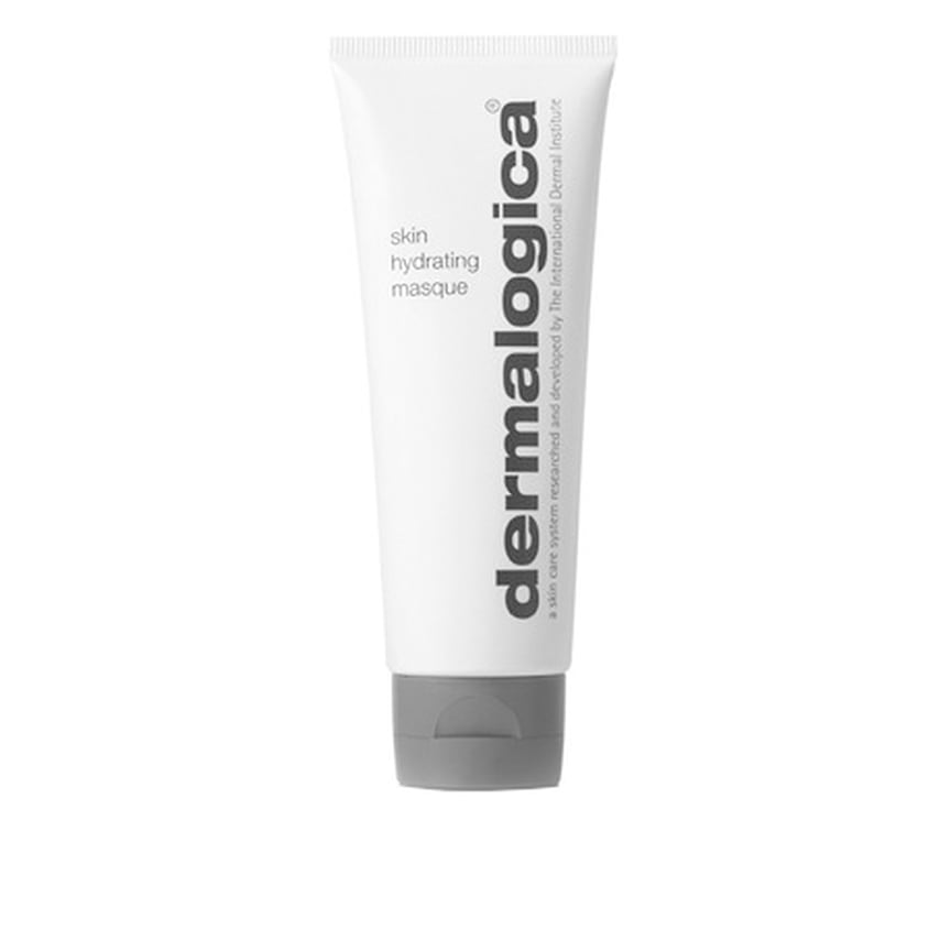 Dermalogica, увлажняющая маска Skin Hydratiing Mask на основе гиалуроновой кислоты и сквалана предотвращает появление тонких линий, вызванных обезвоженностью, восстанавливает липидный барьер кожи, разглаживает ее и устраняет тусклость. Цена: 4100 руб.