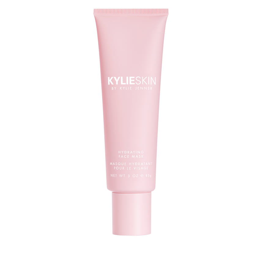 Kylie Skin by Kylie Jenner, увлажняющая маска Hydrating Face Mask насыщена антиоксидантами и витаминами, витамины В3 и Е. Активно увлажняет, успокаивает кожу, придает сияние. Цена: 2 800 руб.