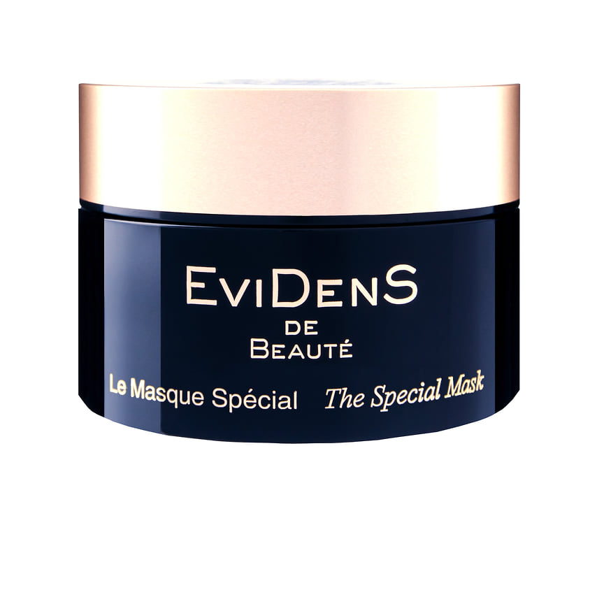 Evidens de Beaute, The Special Mask: «пробуждающая» маска против признаков усталости с антивозрастным действием. В ее составе – минеральная вода, мята, молочная кислота, которые устраняют отечность, снимают воспаления и улучшают цвет лица. Цена: 16 000 руб.