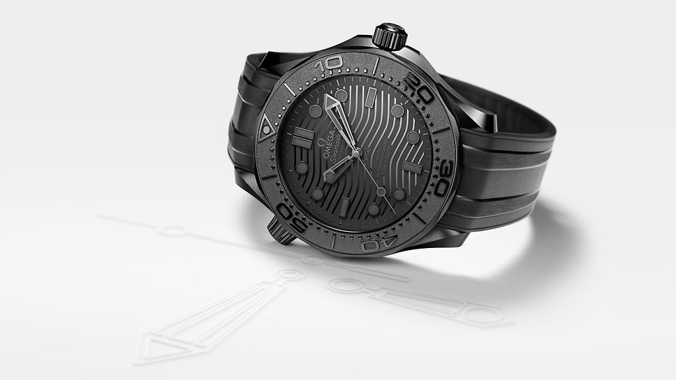Часы Omega Seamaster Diver 300M Co-Axial Master Chronometer Black Black