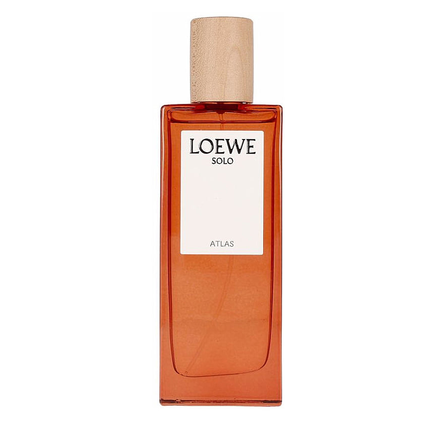 Loewe, парфюмерная вода Solo Atlas. Ноты: абсолю марокканского мастикового дерева, пион, мандарин, морская соль, мускус, амбра.