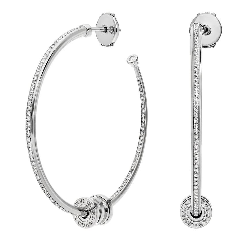 Bvlgari, серьги B.Zero1, белое золото, бриллианты, 660 000 руб.