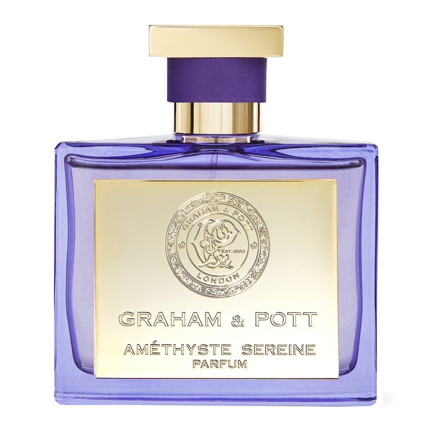 Graham&amp;Pott, цветочно-шипровые духи Amethyste Sereine. Ноты: бергамот, черная смородина, персик, лимон, лилия, жасмин, ландыш, слива, ваниль, амбра, пачули, сандаловое дерево.