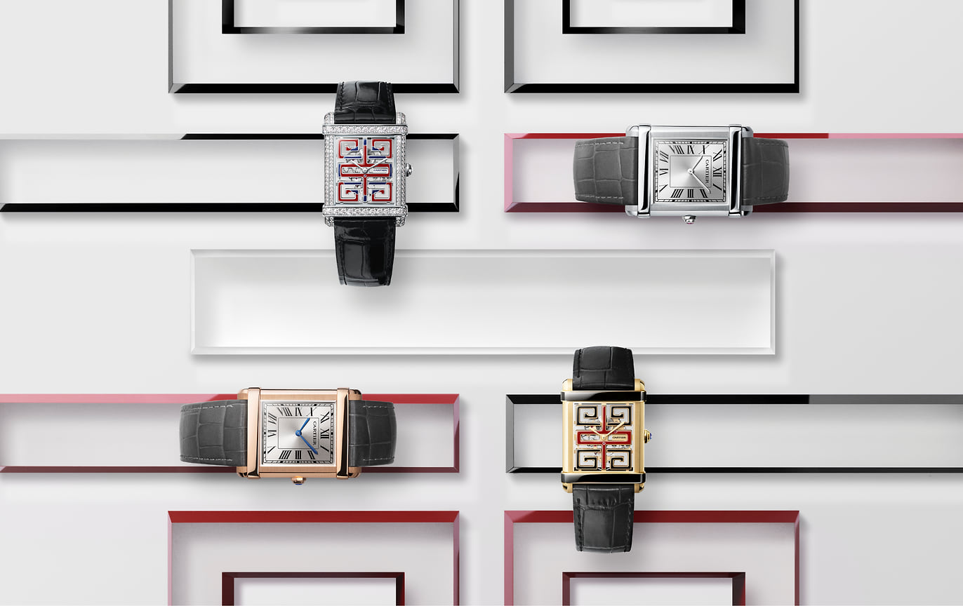 Часы Cartier Prive Tank Chinoise
