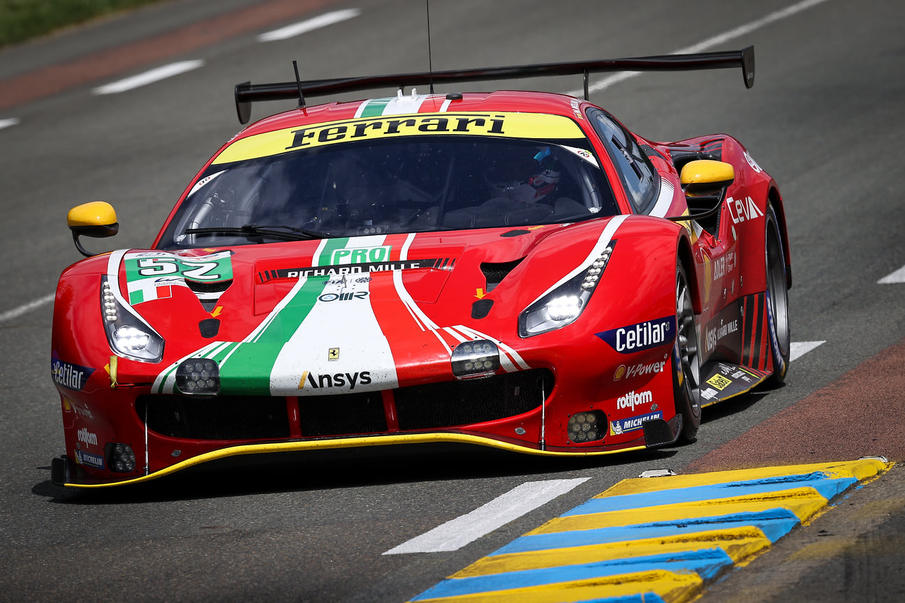 Ferrari 488 GTE Evo команды AF Corse – одного из претендентов на победу в классе LMGTE Pro 
