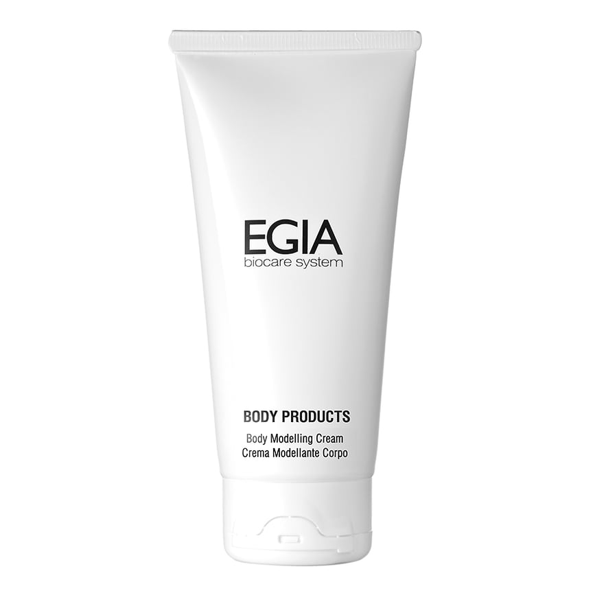 Egia, крем для коррекции фигуры и тонизации кожи Body Modelling Cream после диет, потери веса или беременности. Содержит питательные масла, витамины А и Е, экстракты женьшеня и хмеля, соевый протеин