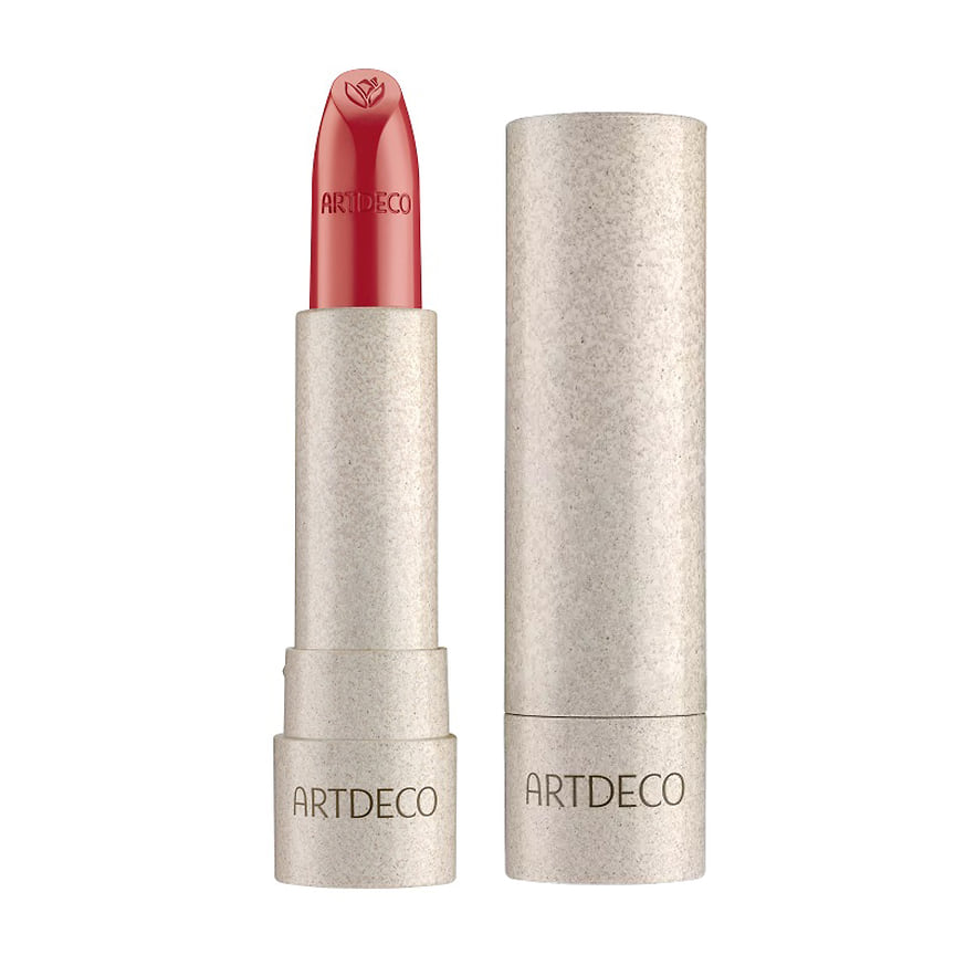 Artdeco, кремовая помада Artdeco Natural Cream с натуральным составом, оттенок 607, Red Tulip.