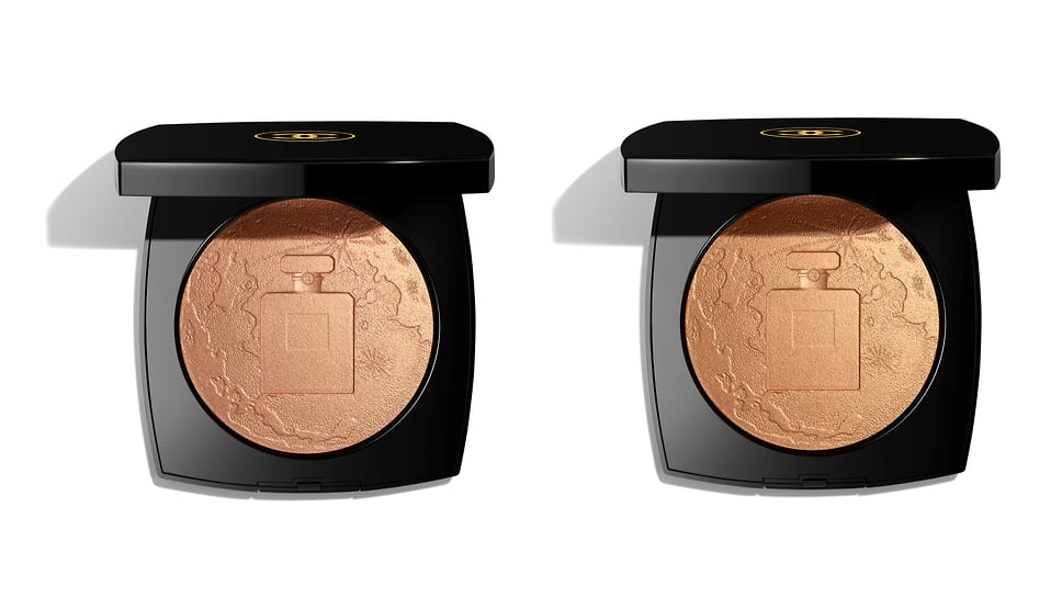 Chanel, пудра для лица с эффектом сияния Eclat Lunaire Oversize Illuminating Face Powder (в оттенках Or Rose и Сuivre Dore), лимитированная коллекция.