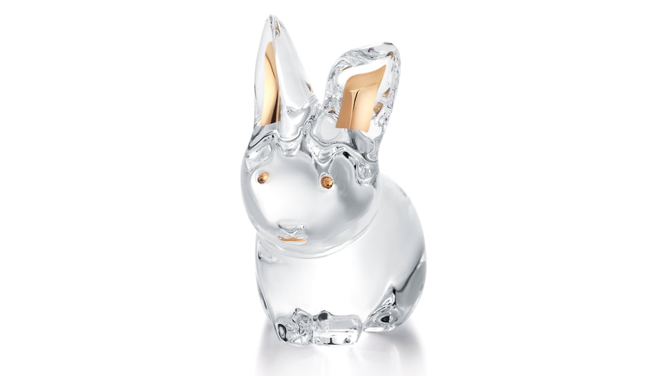 Baccarat, скульптура Rabbit Minimals, хрусталь