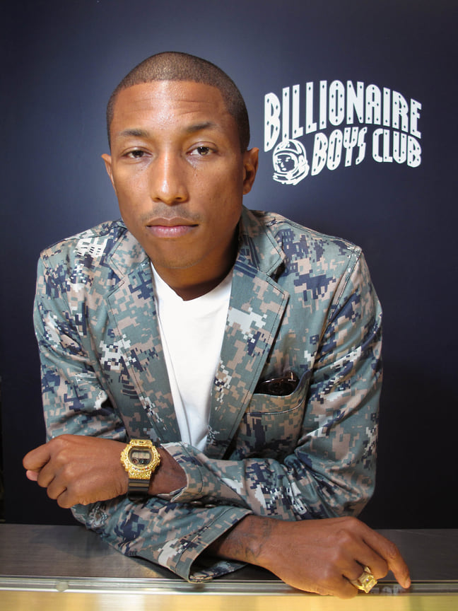 Фаррелл Уильямс в магазине Billionaire Boys Club Store, 2009 год.