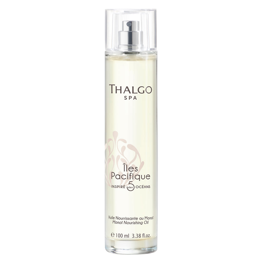 Thalgo питательное масло в формате спрея для восстановления, увлажнения и питания кожи Iles Pacifique. В составе – экстракт водорослей и эфирные масла.