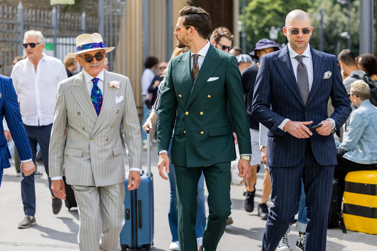 Гости выставки Pitti Uomo