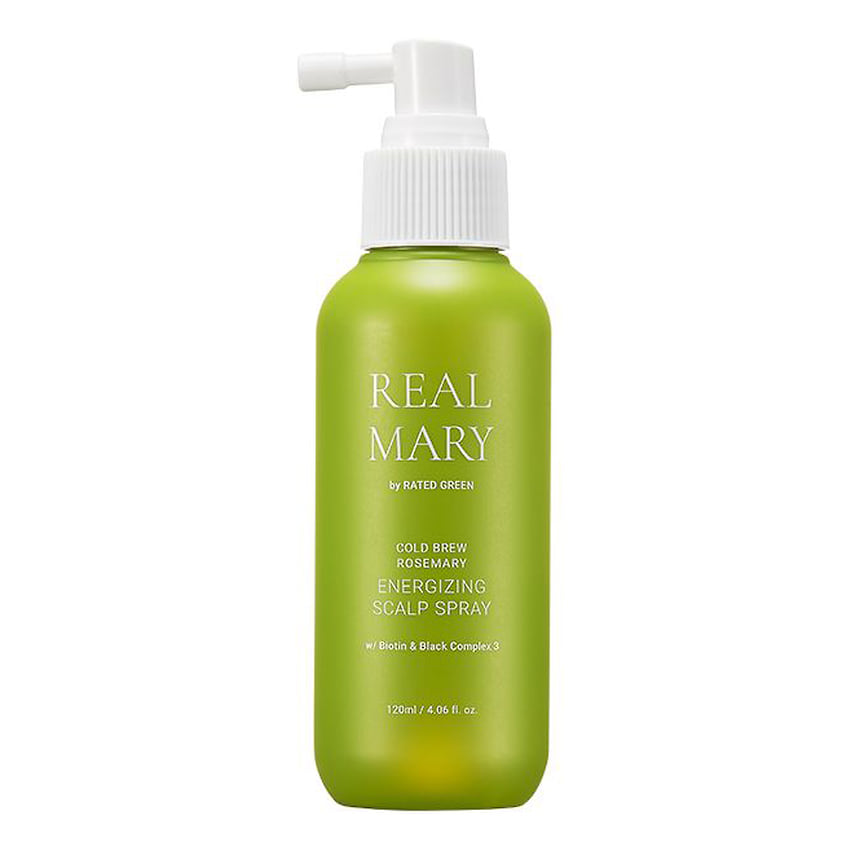 Rated Green, регенерирующий спрей для кожи головы с соком розмарина Real Mary