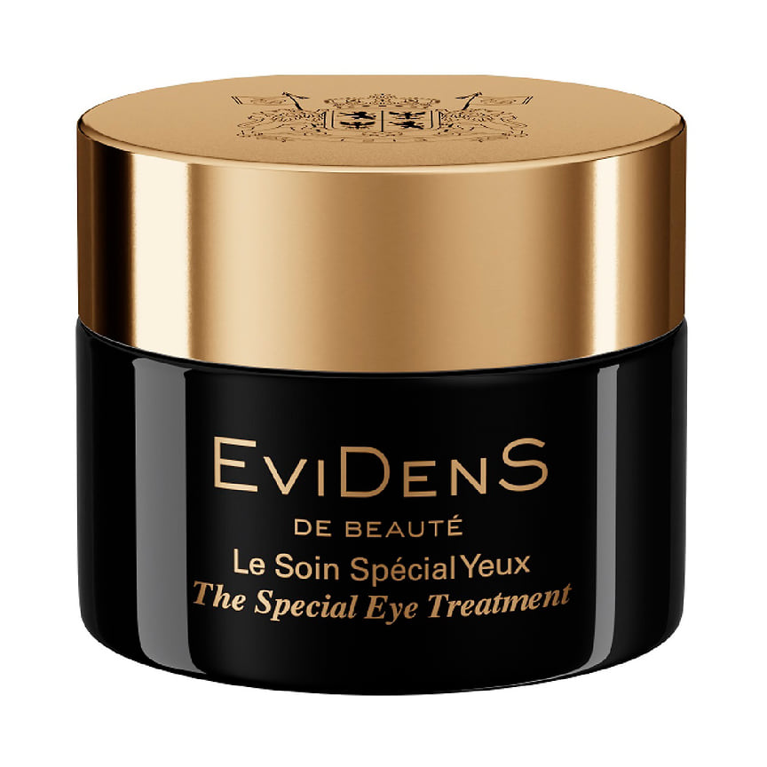  EviDenS de Beaute, крем-гель для глаз The Special Eye Treatment – подтягивает и разглаживает кожу век, уплотняет, подтягивает, освежает. В составе: ментол, витамин С, коллаген, протеин маточного молочка