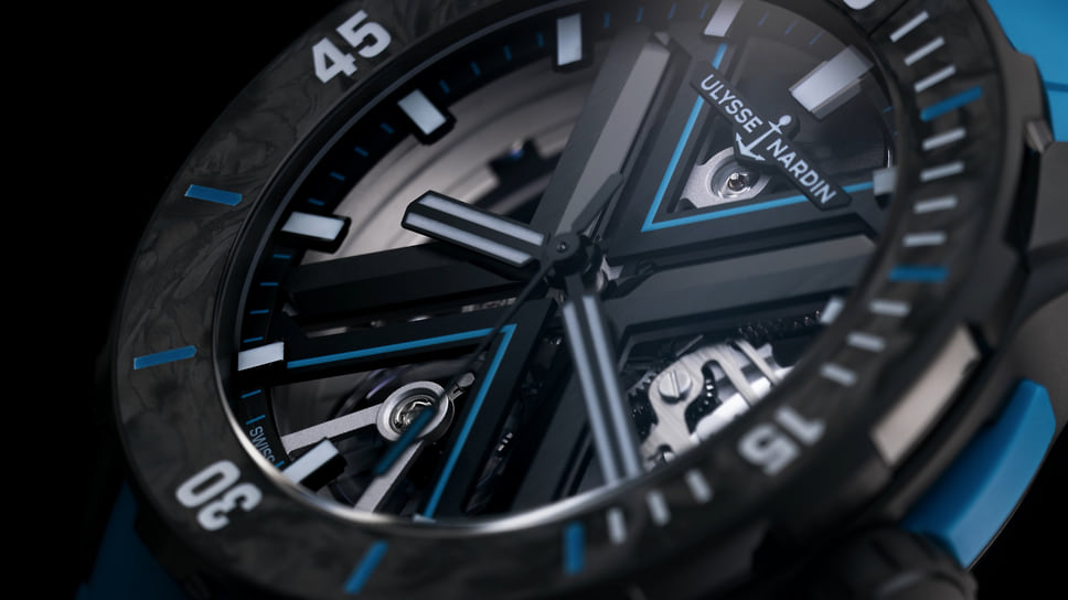 Часы Ulysse Nardin Diver X Skeleton Azure