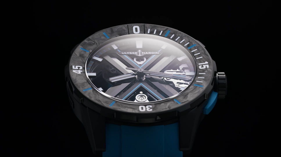 Часы Ulysse Nardin Diver X Skeleton Azure