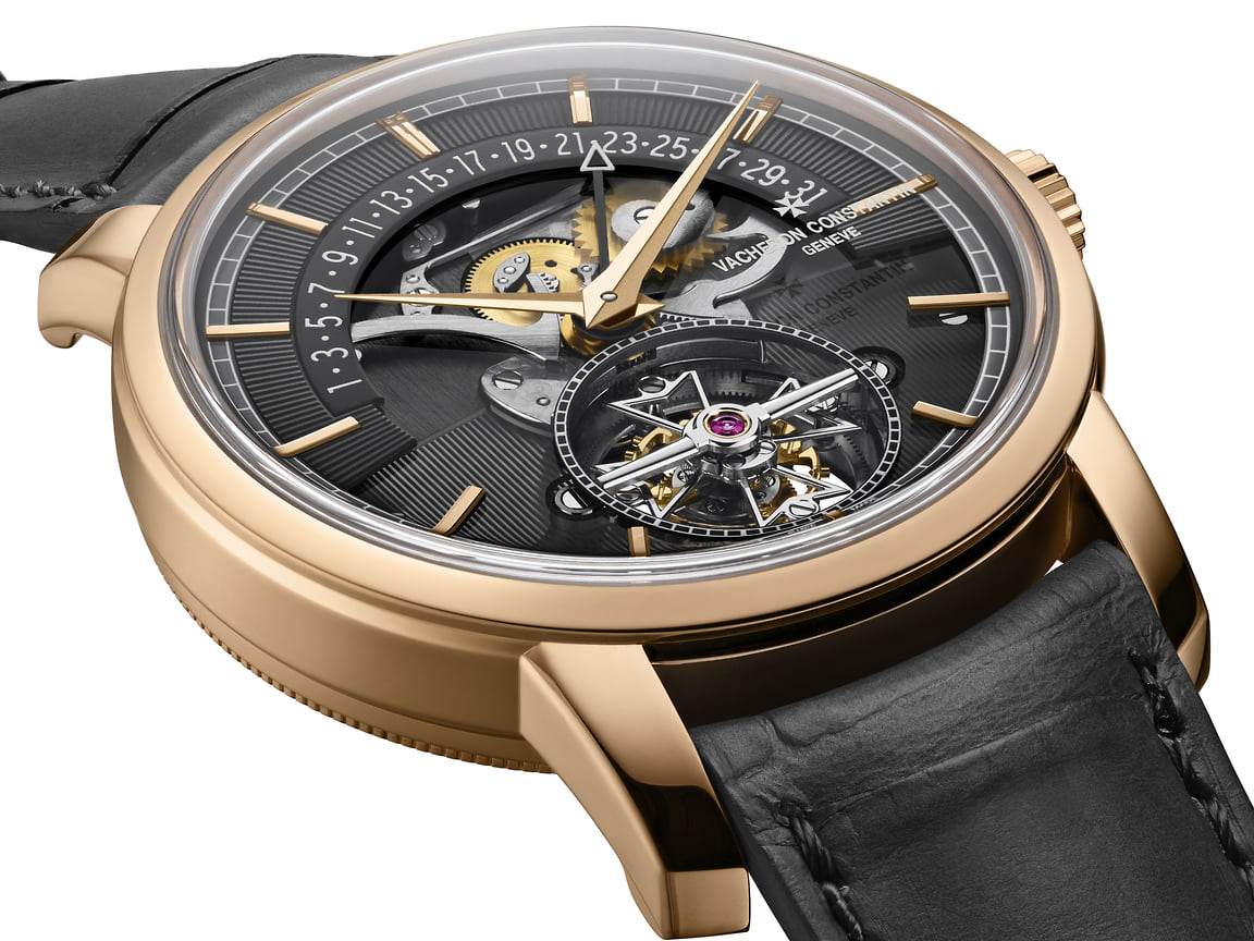 Часы Vacheron Constantin Traditionnelle Tourbillon Retrograde Date Openface