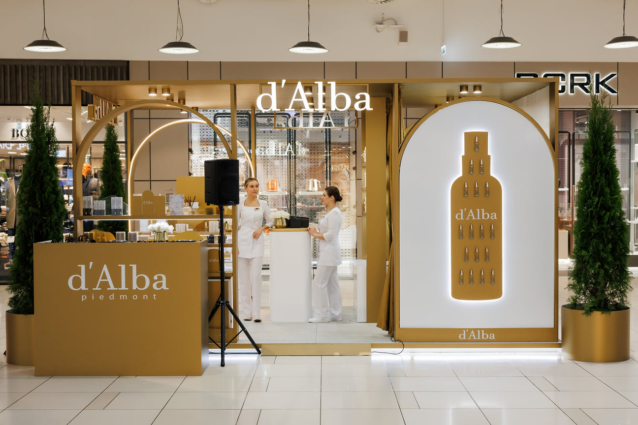 Pop-up store d`Alba