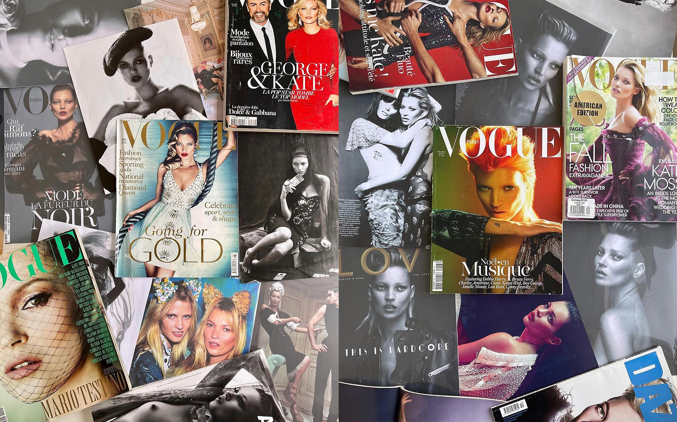 За свою карьеру Кейт Мосс порядка 300 раз появлялась на обложках журналов
