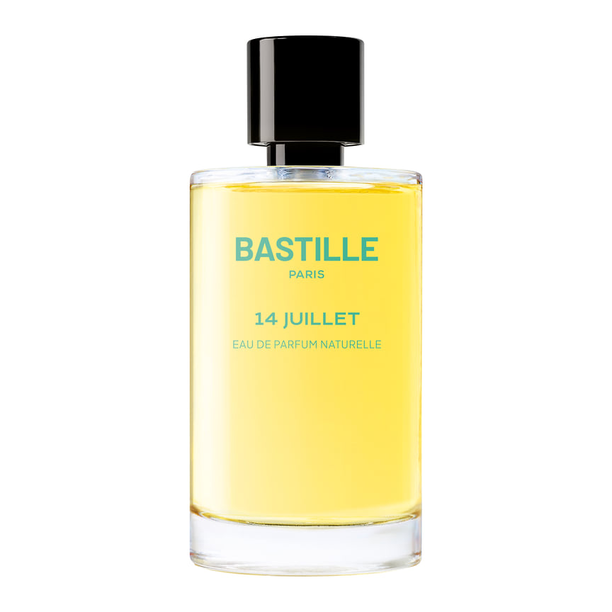 Bastille Paris, парфюмерная вода для мужчин и женщин 14 Juillet. Ноты: мандарин, черная смородина, ладана, корица, листья фиалки, ваниль, дымчатые, кожаные, сернистые аккорды (нота пороха)