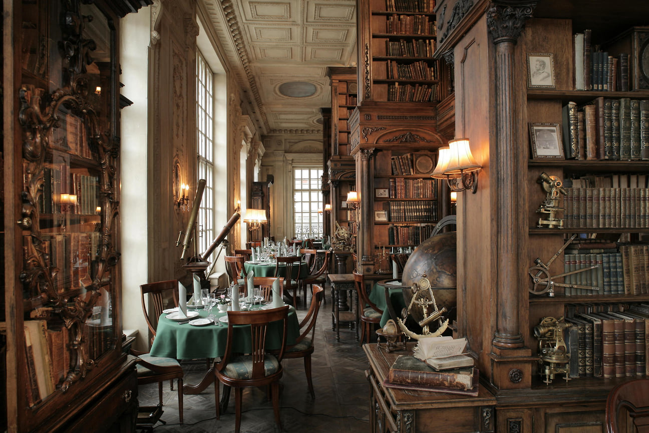 Ресторан «Кафе Пушкинъ». Зал «Библиотека»
