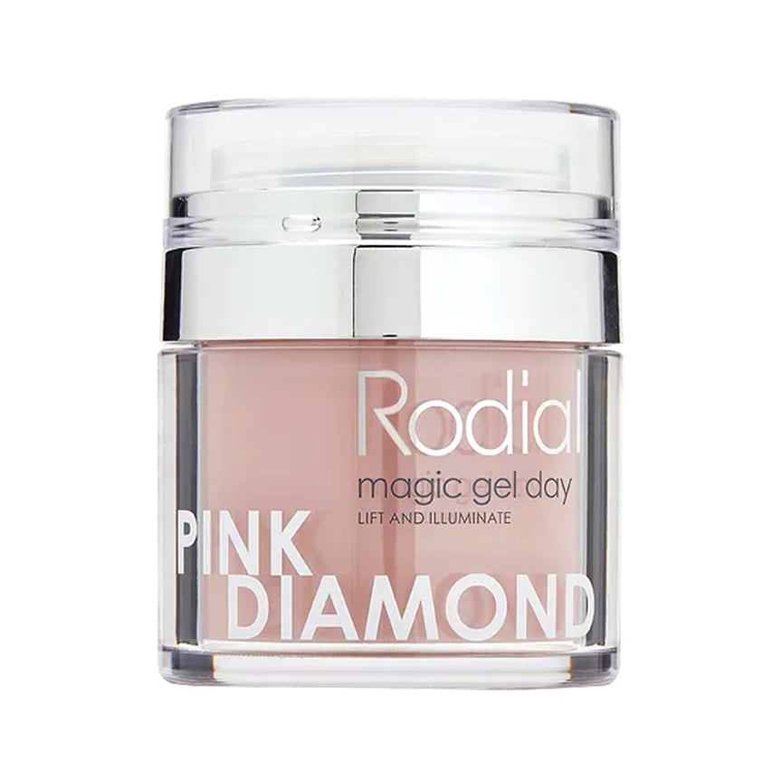 Rodial, дневной гель для лица Pink Diamond Magic Gel Day, увлажняет, укрепляет кожу, выравнивает ее цвет. В составе: алмазная пудра, пептиды, витамин В3