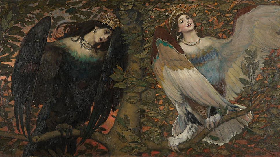 В.М. Васнецов. Сирин и Алконост. Песнь радости и печали. 1896. ГТГ