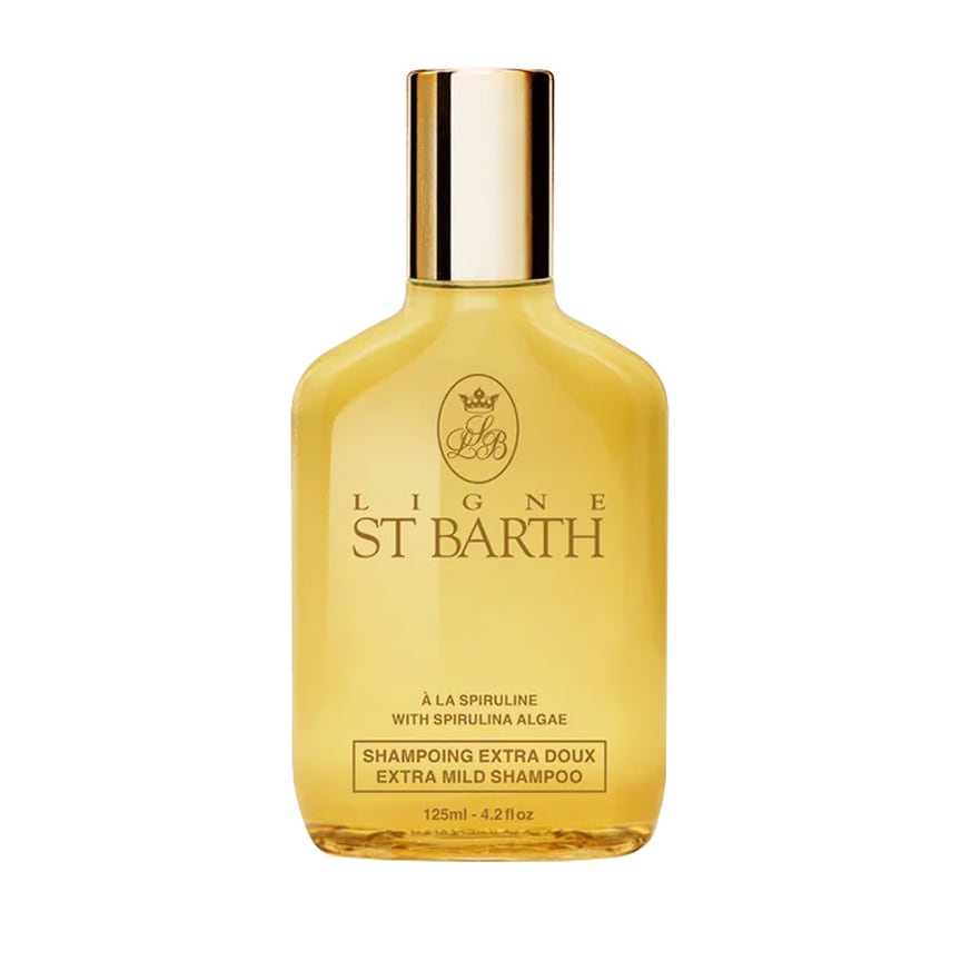 Ligne St.Barth, мягкий шампунь Extra Mild Shampoo с водорослями спирулина в составе: подходит для частого использования и ухода за тонкими волосами и чувствительной кожей головы