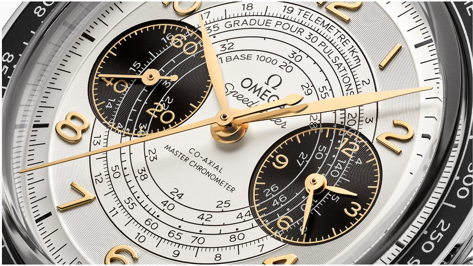 Часы Speedmaster Chronoscope, 43 мм, нержавеющая сталь