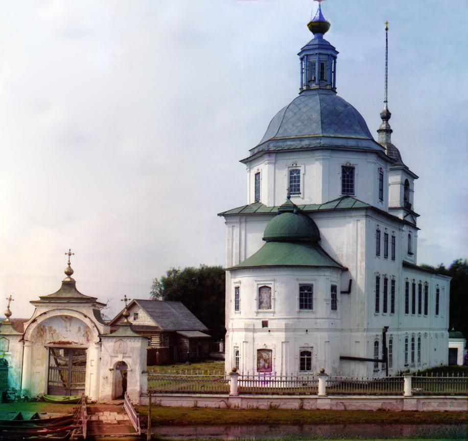 Церковь в Крохино (1909). Фото: С. М. Прокудин-Горский