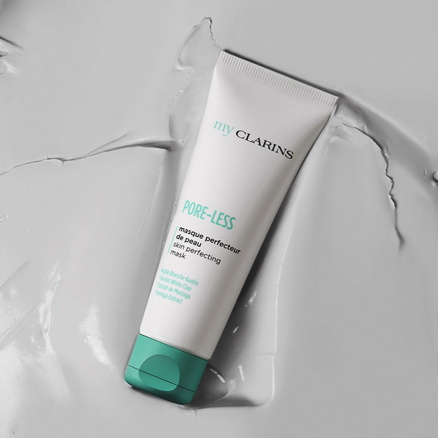 Clarins, очищающая маска для лица с белой глиной My Clarins: сужает поры, выравнивает оттенок кожи