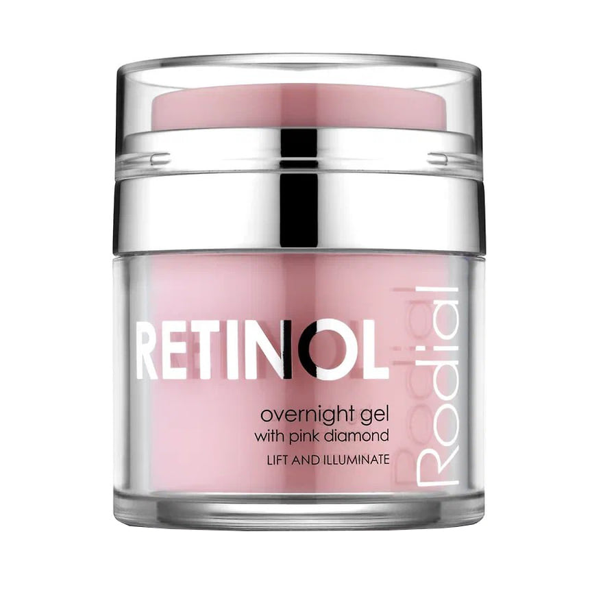 Rodial, ночной гель Retinol overnight magic gel: оживляет тусклый цвет кожи и восстанавливает её текстуру. В составе: ретинол, гиалуроновая кислота, экстракт актинии полигамной, токоферол, гидролезированные протеины пшеницы, пептидный комплекс, алмазная пудра