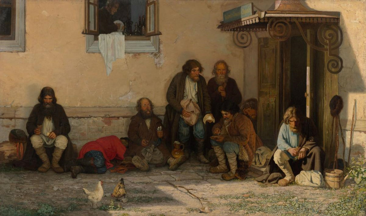 Григорий Мясоедов «Земство обедает», 1872 год