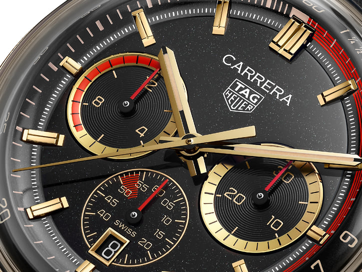 Циферблат часов TAG Heuer Carrera Chronosprint X Porsche Rallye