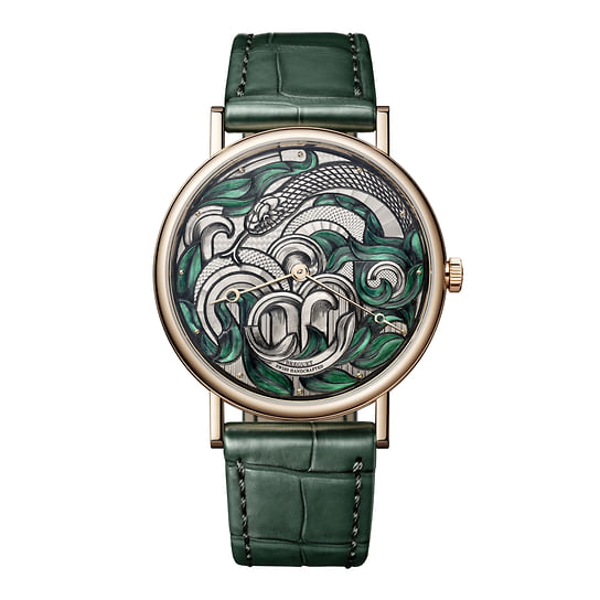 Часы Ophidian Hour, Jaquet Droz, золото, глиптика, эмаль