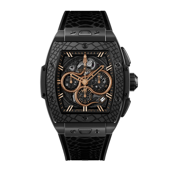 Часы Spirit of Big Bang Year of the Snake, Hublot, керамика, каучук, золото