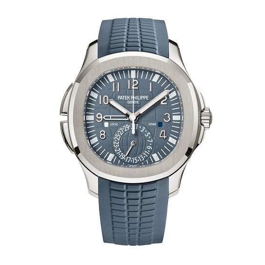 Часы Aquanaut Travel Time, белое золото, Patek Philippe