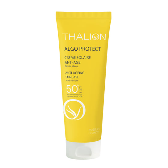 Thalion, солнцезащитный крем Anti-Ageing Suncare Spf50+ с экстрактами водорослей: предотвращает преждевременное старение кожи, увлажняет и питает ее