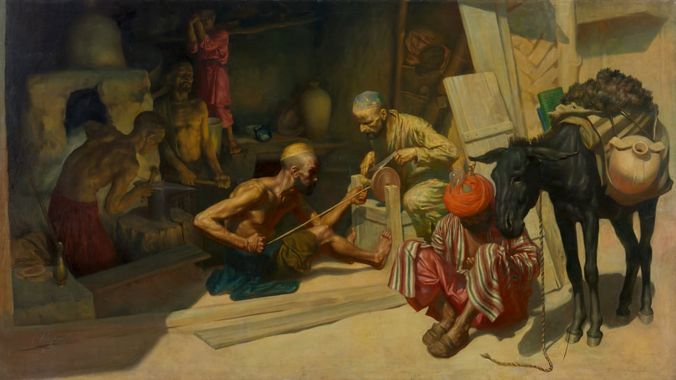 С. М. Карпов, «Кузнецы», Самарканд, 1925 год