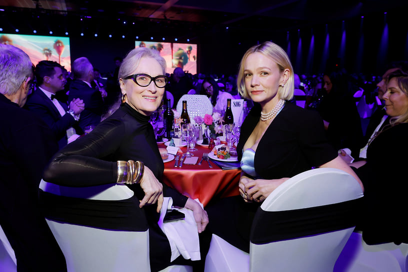 С Мэрил Стрип на ежегодной премии International Film Awards, 2024 год
