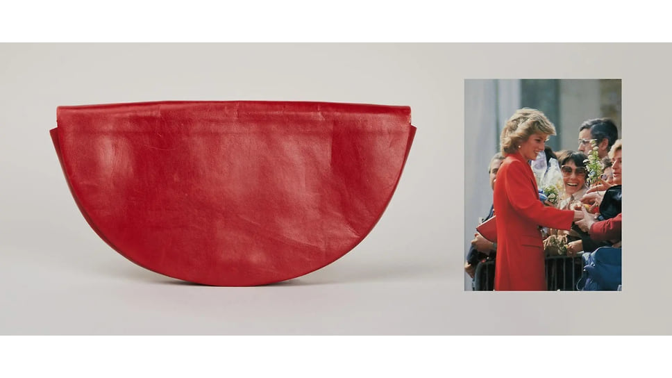 Полукруглый клатч Charles Jourdan, 1985 год